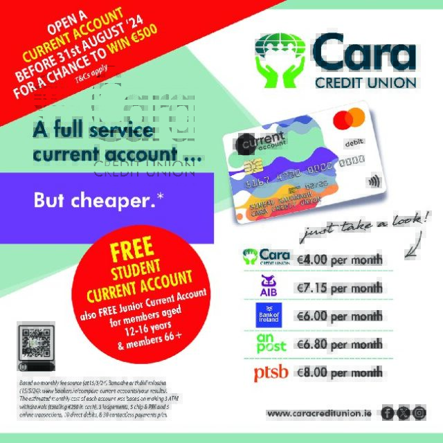 Current Account Promotion- Win €500