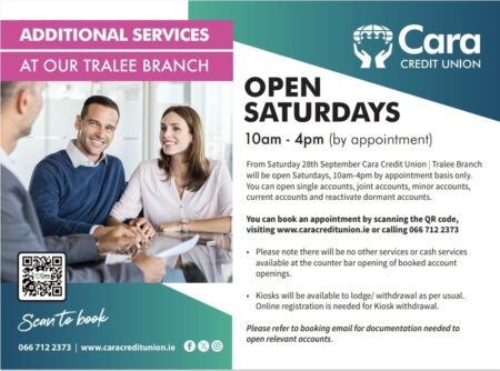 Extended Services- Tralee Branch- You can now book and manage appointments using our booking page